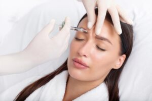 Woman getting preventative Botox treatment in Scarsdale, NY